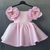 Vestido Flowers Princess Rosa