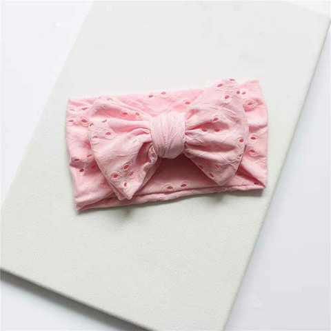 Vincha Broderie Rose Oversize