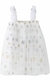 Vestido de tul y lentejuelas Stars & White - tienda online