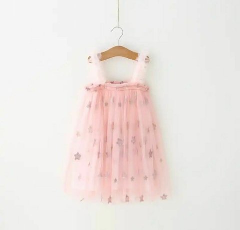 Vestido de tul y lentejuelas Stars & Pink