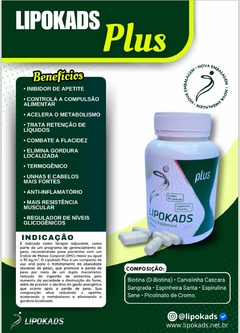 LipoKads Plus - 30 Cápsulas no pote - comprar online