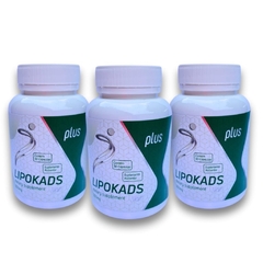 Combo LipoKads Plus - 3 Potes - 90 cápsulas