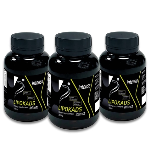 Combo LipoKads Intense - 3 Potes - 90 cáps - comprar online