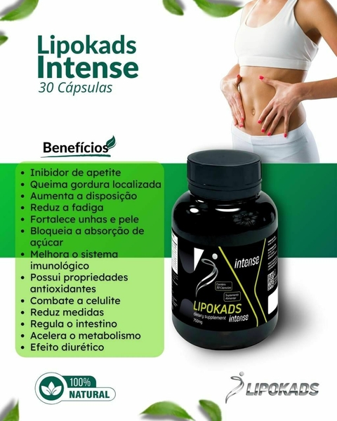 LipoKads Intense - 30 Cápsulas - comprar online