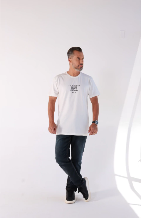 Camiseta Masculina E Ele Vai Voltar Num Dia Moda Cristã - comprar online