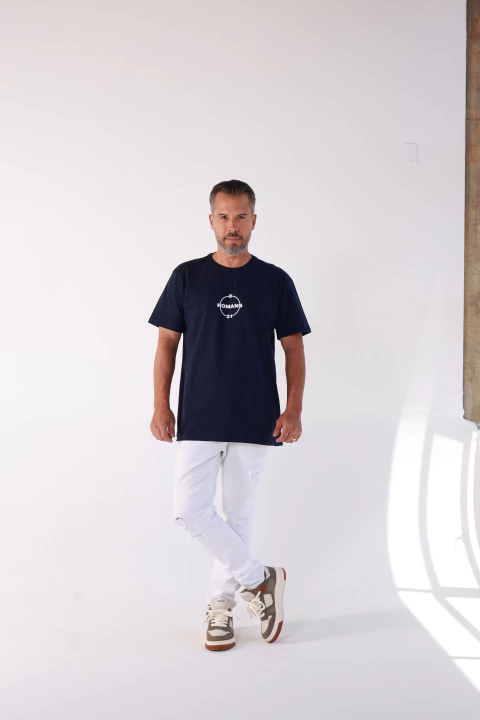 Camiseta Masculina Romans 8:31 Moda Cristã - comprar online