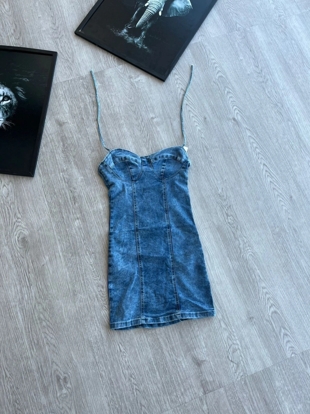 Vestido jeans elastizado dama