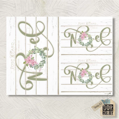 Papel de seda A3 Navideño 029