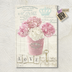 Papel decoupage A4 007