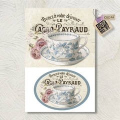 Papel decoupage A4 010