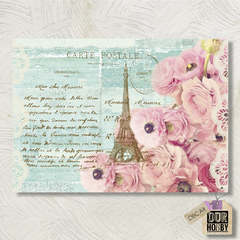 Papel decoupage A4 024
