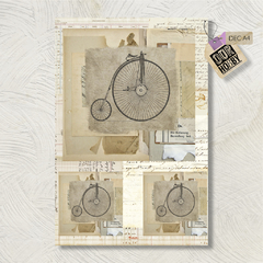Papel decoupage A4 027