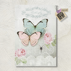 Papel decoupage A4 038