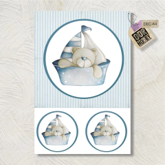 Papel decoupage A4 114