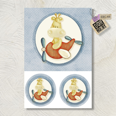 Papel decoupage A4 115