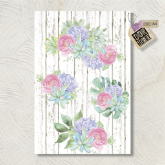 Papel decoupage A4 127