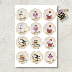 Papel decoupage A4 128