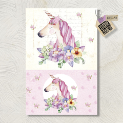 Papel decoupage A4 145