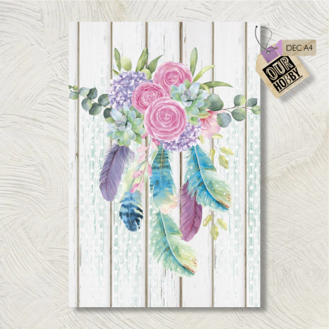 Papel decoupage A4 163