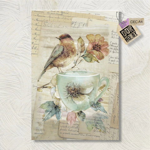 Papel decoupage A4 184