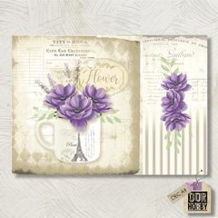Papel decoupage A4 187