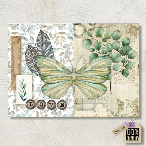 Papel decoupage A4 227