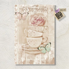 Papel decoupage A4 056