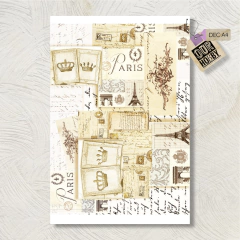 Papel decoupage A4 065