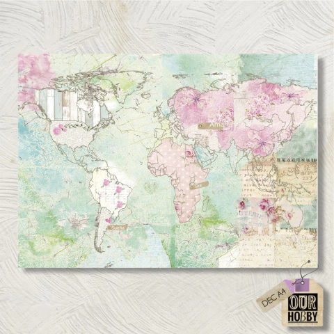 Papel decoupage A4 067