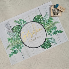 Papel decoupage metalizado A4 032