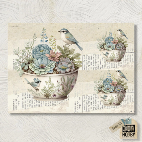 Papel de seda A3 3122