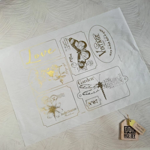 Papel de seda metalizado 301