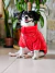 Jaqueta corta-vento para pet Vinil VERMELHA - Capa de Chuva - comprar online