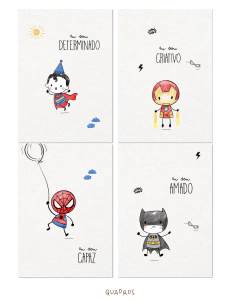 Heróis Cute - Digital na internet