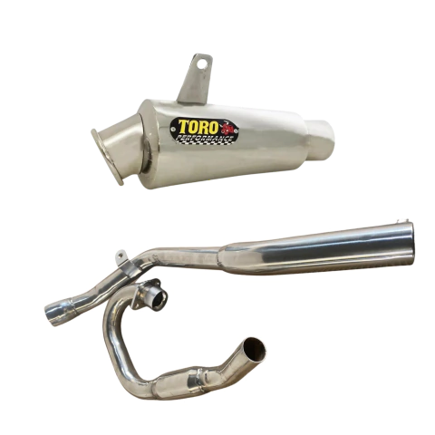 ESCAPE TORO T-3 INOX + CURVAS DIMENSIONADAS FULL INOX XRE 300