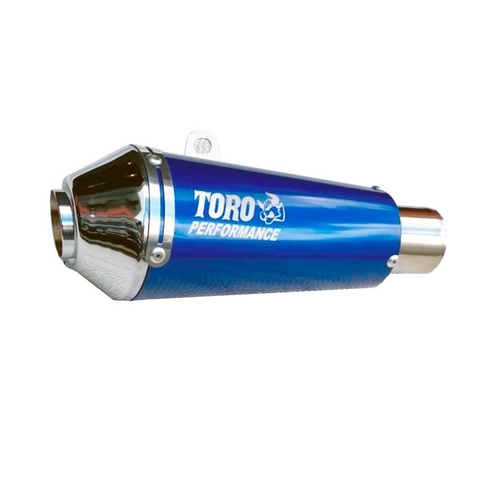 ESCAPE TORO T-4 AZUL + CURVA DIMENSIONADA INOX CG 150 ESD .../2008