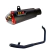 ESCAPE TORO T-1 FAZER 250 .../2008 CROMADO VERMELHO - comprar online