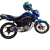 ESCAPE TORO T-4 AZUL + CURVA DIMENSIONADA INOX CG 150 KS/ES .../2008 - comprar online