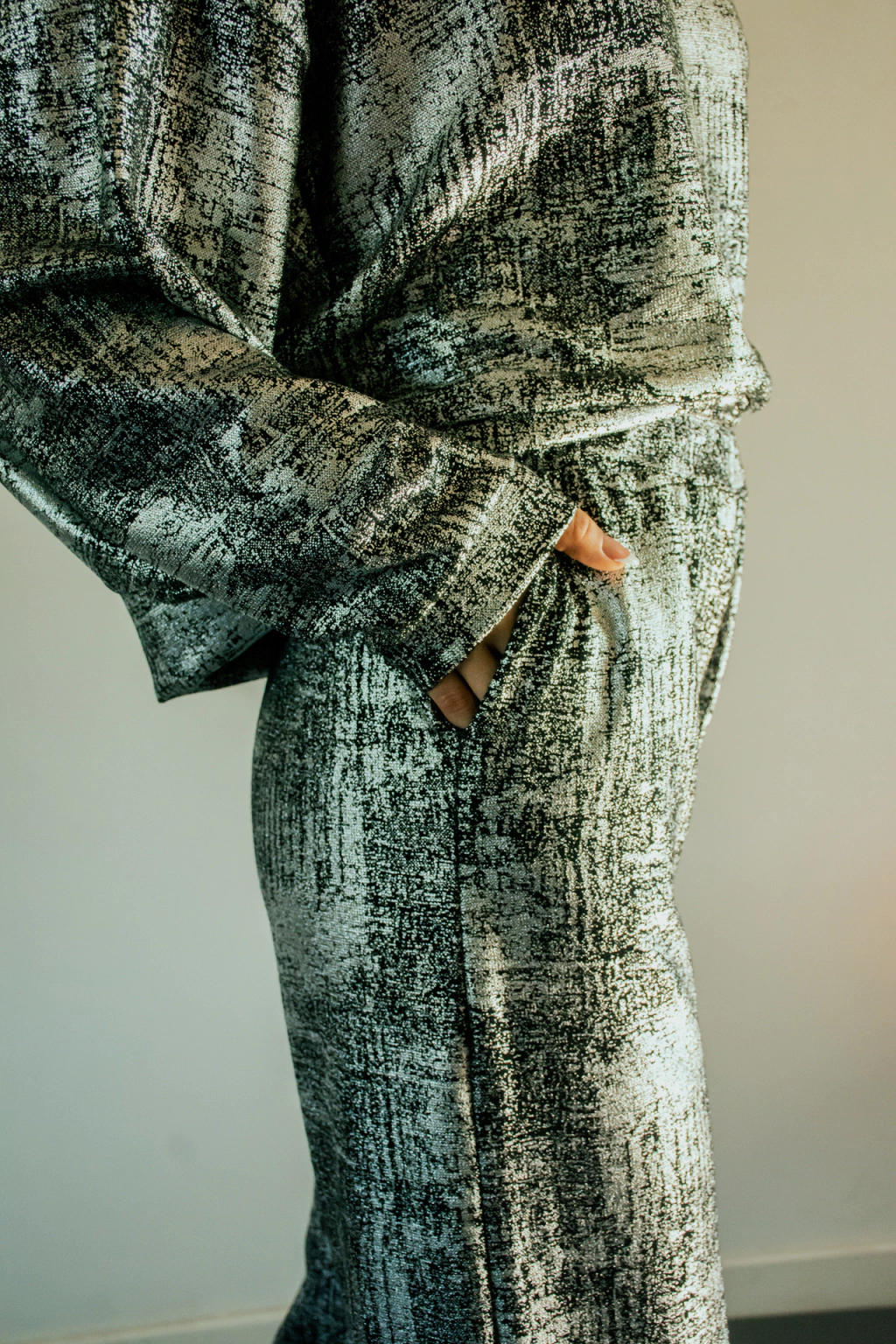 Jogger Foil Negro