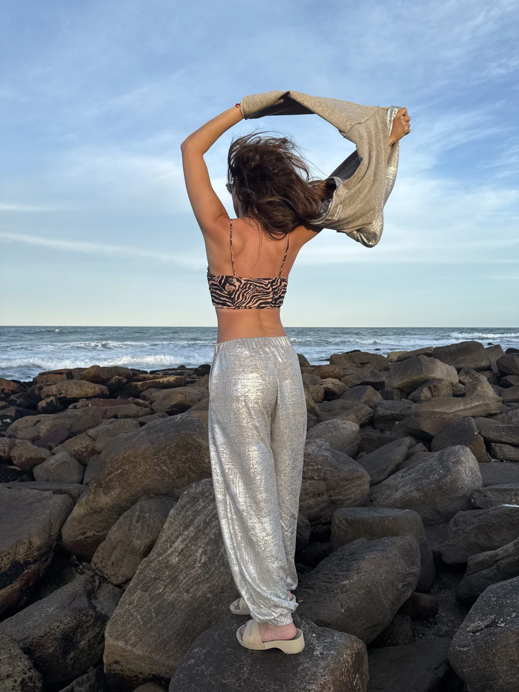 Jogger Foil Nude