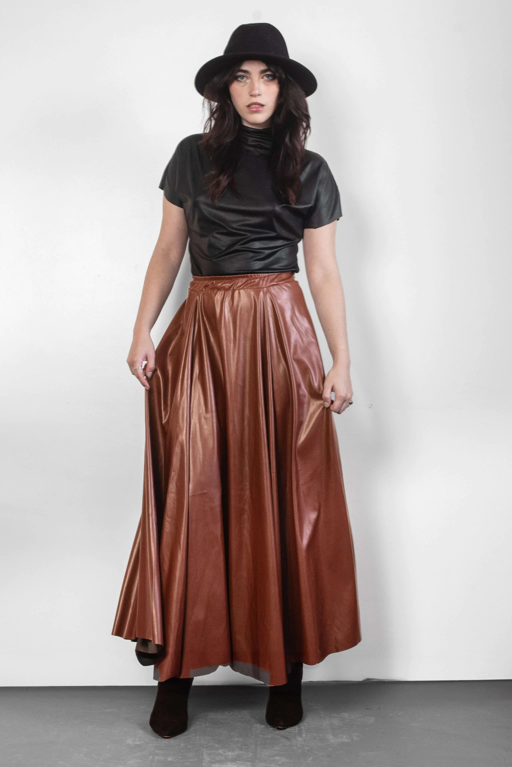 Maxi Falda Chocolate