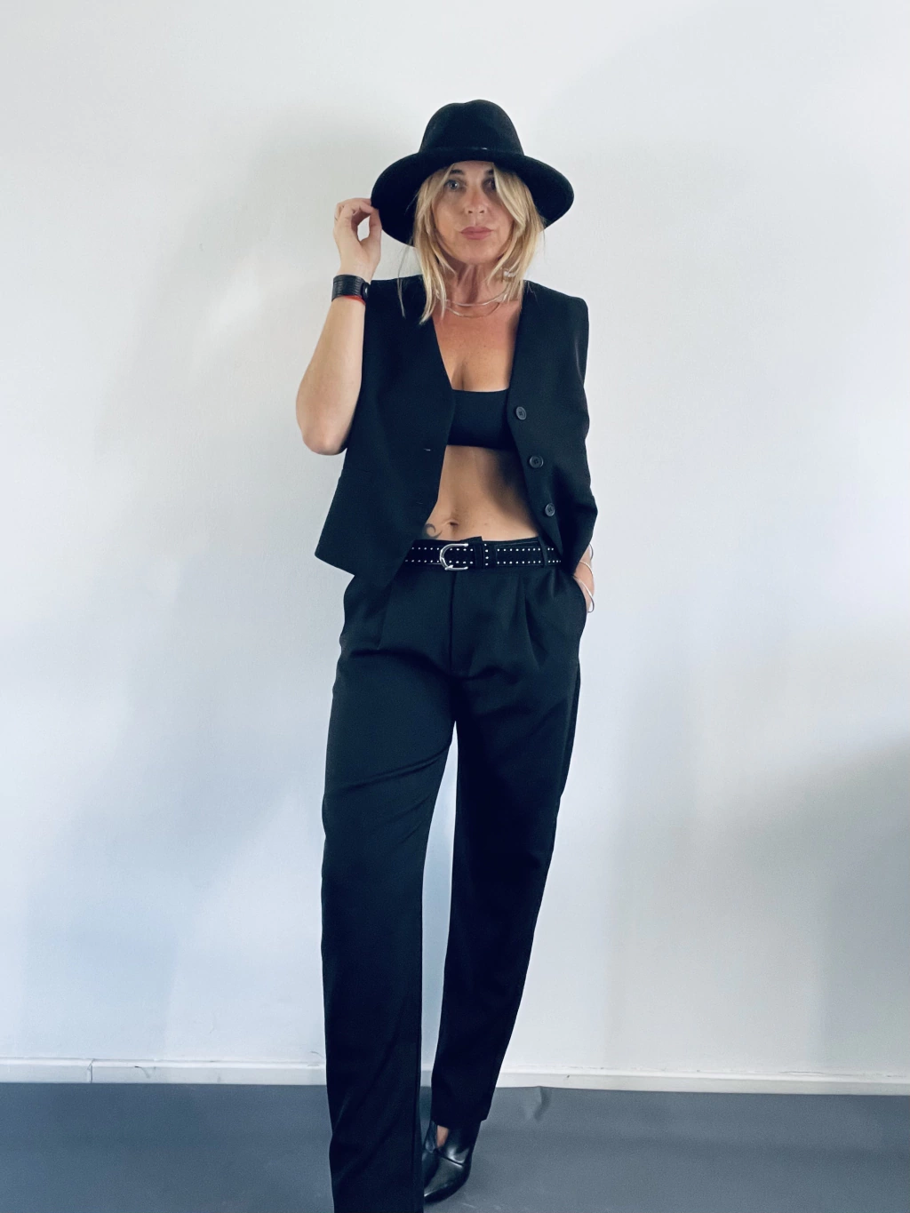Pantalon Sastrero Negro
