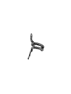 Piercing de Cobra Fake/Pressão -  Piettra Joias - Prata de Lei 925 e 950