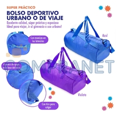 Bolso Deportivo, Urbano, de viaje, con bolsillo, 11439 - comprar online