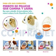 Perrito De Peluche que camina y ladra, con accesorios, 11740 en internet