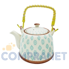 Tetera Porcelana China, 900c.c., con infusor de acero, Té hebras en internet