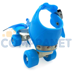 Patines 4 Ruedas Extensibles Bolsa PVC Colores Surtidos 11635 - comprar online