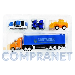 Camion Metalico con Autitos 10473 - Compranet