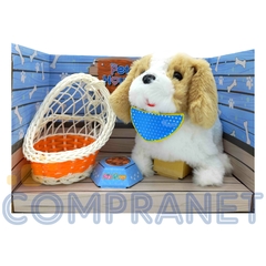 Perrito De Peluche que camina y ladra, con accesorios, 11740 en internet