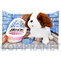 Imagen de Perrito De Peluche que camina y ladra, con accesorios, 11740